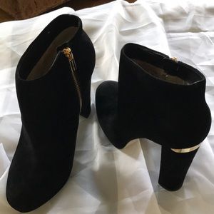 Michael Kors Suede Platform Shoe Booties